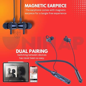 HEPU - Bluetooth Wireless Neckband Earphones
