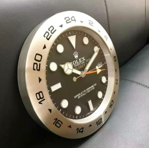 Rolex-Style Explorer Wall Clock ©